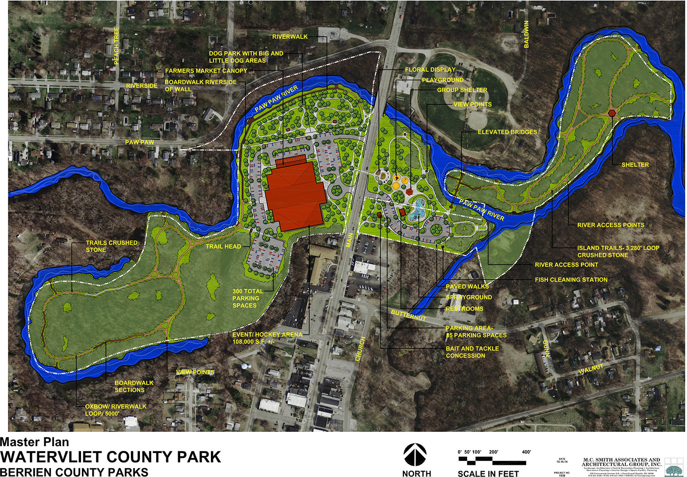 WATERVLIET COUNTY PARK, BERRIEN COUNTY, MICHIGAN